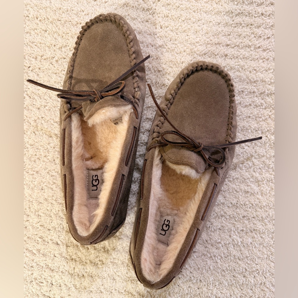 UGG Men's Tan Suede Loafers